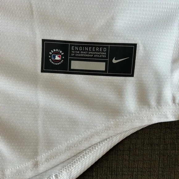 Nike Authentic Baltimore Orioles Baseball White Jersey with Patch Men’s Sz: L - Picture 4 of 5